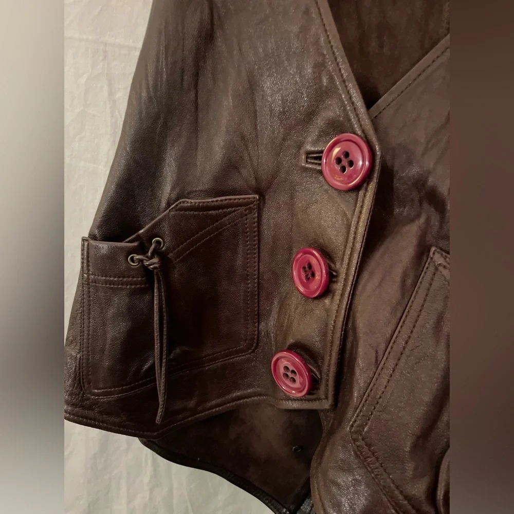 WOMEN’S leather vest MIKE & CHRIS MODIFIED boho biker